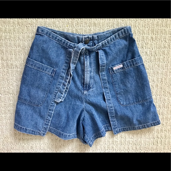 Guess Pants - < GUESS High-Waisted Shorts >